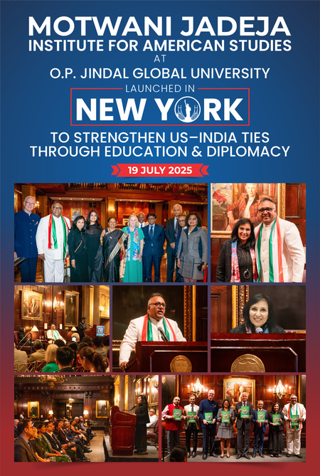 Motwani Jadeja Institute for American Studies launched in NY to strengthen Indo-US ties through education and diplomacy