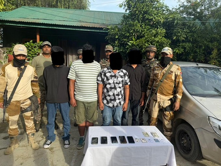 Eight militants arrested in Manipur, arms and ammunition recovered