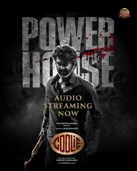 <div>Lyric video of third single ‘Powerhouse’ from Rajinikanth’s Coolie released</div>