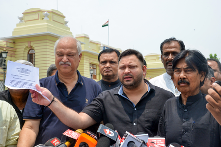 Tejashwi Yadav reiterates possible Bihar poll boycott over SIR