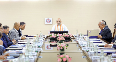 Fugitive terrorists, aviation threats in focus at security conclave addressed by HM Shah