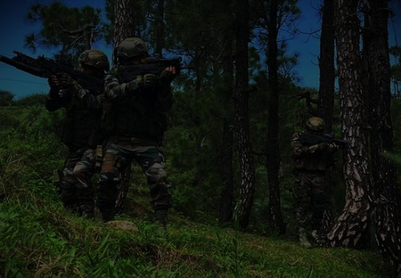 Three terrorists killed in gunfight in Srinagar district, identification process underway (Lead)