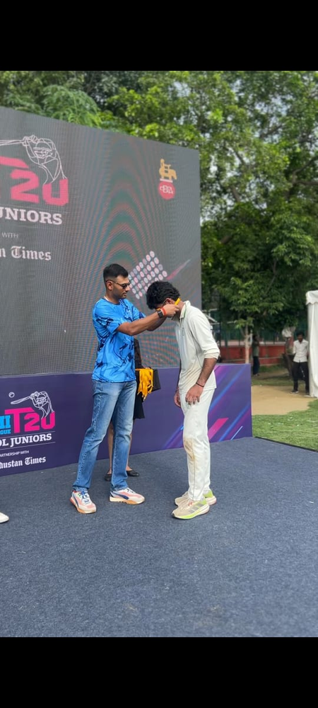 <div>Outer Delhi Warriors’ vice-captain, Harsh Tyagi, praises DDCA for supporting school cricket</div>
