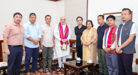 Tipra Motha Party discusses tripartite accord implementation with HM Amit Shah
