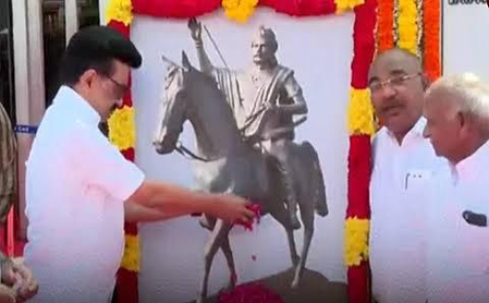CM Stalin leads TN in paying tributes to freedom fighter Dheeran Chinnamalai