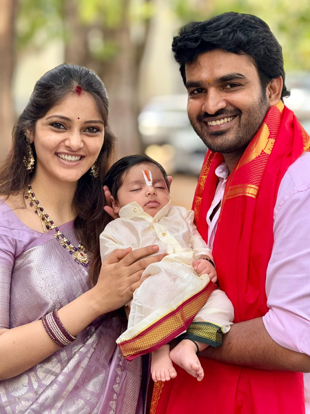 <div>Telugu star Kiran Abbavaram’s son named Hanu Abbavaram</div>