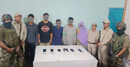 Ten militants of banned outfits arrested in three Manipur districts