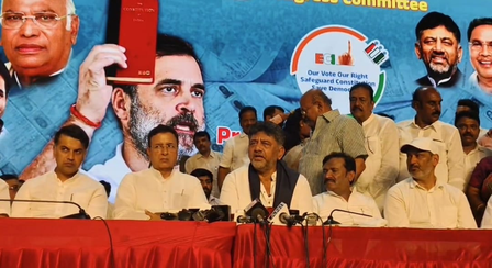 <div>Rahul Gandhi’s B’luru protest regarding ‘election fraud’ postponed to August 8</div>