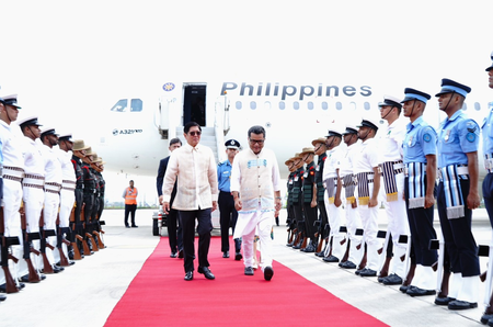 Philippines President arrives in India on five-day State Visit