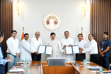 MP govt signs two separate agreements for river conservation and implementation of village development