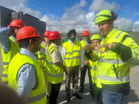 Minister Sirsa visits Norway e-waste facility to plan eco park in Delhi