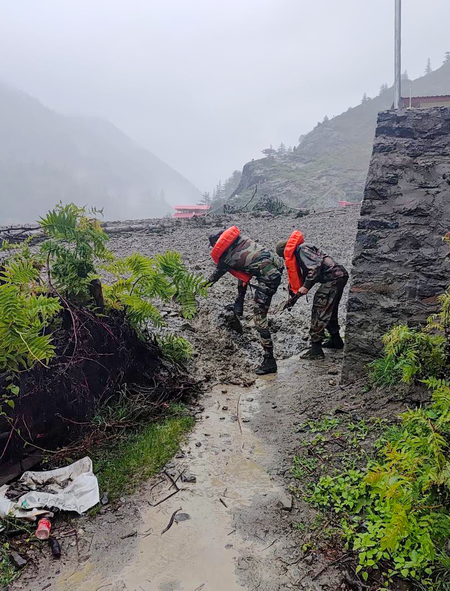 Uttarkashi cloudburst: Indian Army intensifies rescue operations