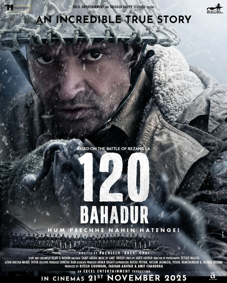 <div>Farhan Akhtar returns to the screen as Major Shaitan Singh Bhati in ‘120 Bahadur’ teaser</div>