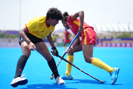<div>Jr Women’s Hockey Nationals: MP, Haryana, Jharkhand and Odisha register wins on Day 5</div>