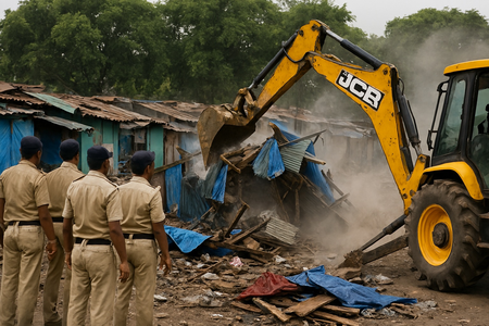 Gujarat: Surat steps up anti-encroachment drive to prevent creek flooding
