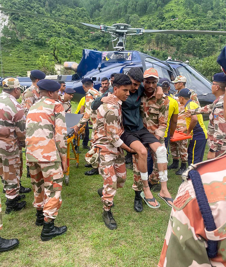 Uttarakhand cloudburst: Over 50 people airlifted to safety, Army intensifies relief operations 