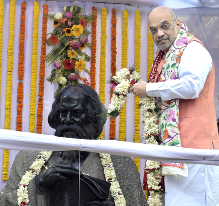 <div>Tagore instilled self-esteem, cultural consciousness, spirit of freedom: HM Shah on literary titan’s 84th death anniv</div>
