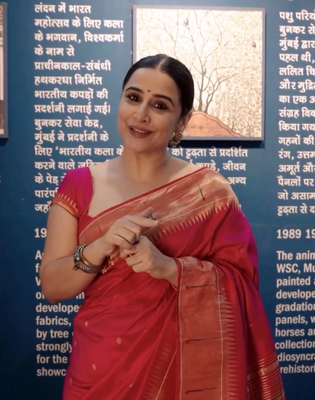 Vidya Balan urges support for Indian weavers on National Handloom Day: ‘Embrace our cultural heritage’