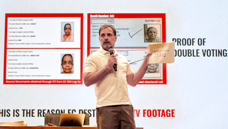 <div>From accusation to validation? Rahul’s claims mirror ECI’s ‘SIR’ objectives</div>