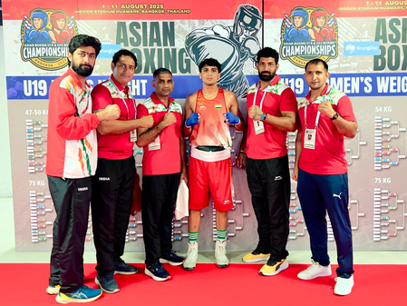 <div>U19 Asian Boxing C’ships: Five Indians assured of medals after commanding quarters wins</div>