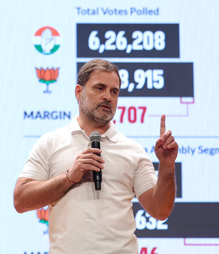 <div>K’taka BJP’s 13 questions to Rahul Gandhi on stampede tragedy, MUDA, tribal welfare scam</div>