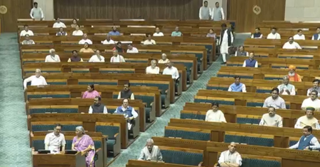 <div>LS adjourned briefly amid Oppn ruckus after paying tributes to Satypal Malik, remembering ‘Quit India’ heroes</div>