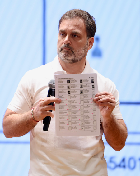 <div>Rahul Gandhi runs factory of lies: BJP slams LoP’s voter fraud allegations</div>