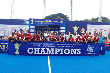 <div>Sub-jr Men’s Hockey Nationals: Punjab crowned champions with 4-3 win over Jharkhand</div>