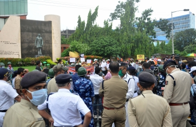 Tight security arrangements to stop protesters in their tracks during march to Bengal secretariat