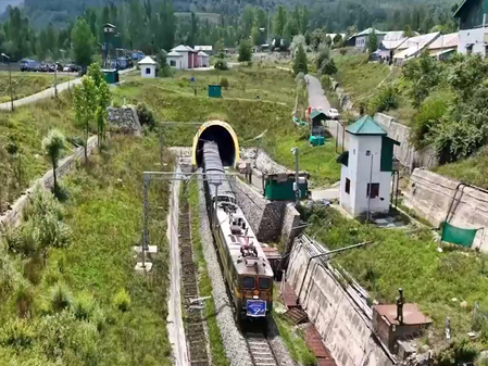 <div>Historical milestone in Kashmir’s goods transport as first freight train reaches Anantnag</div>