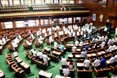 <div>K’taka Assembly Monsoon Session begins today; Oppn ready to target Cong govt</div>