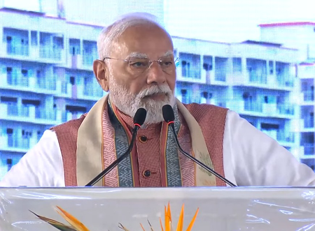 While building new residences for MPs, homes for poor through PM Awas Yojana also built, says PM Modi