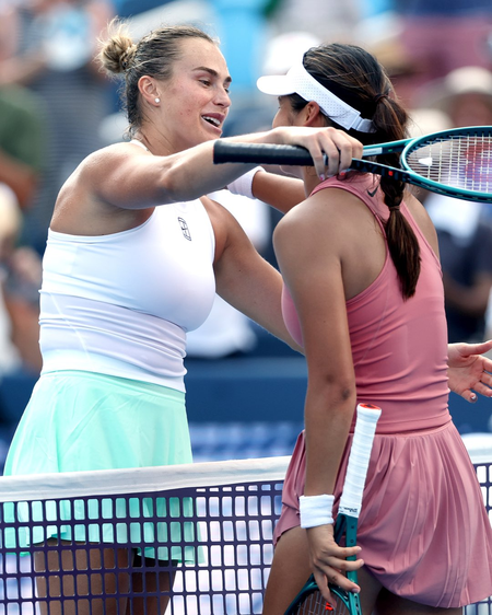 Sabalenka prevails in Cincinnati with marathon win over Raducanu