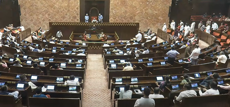 Rajya Sabha adjourned till 2 pm amid uproar over rejection of Rule 267 notices