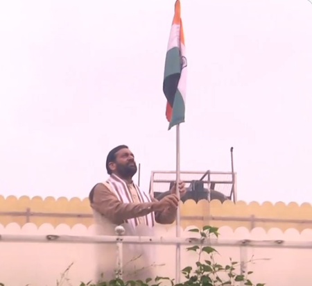 <div>Our National Flag symbol of pride & glory, says Haryana CM after hoisting Tricolour</div>