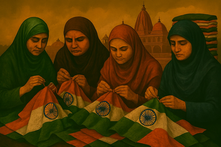 In Ayodhya, Muslim women stitch thousands of tricolours, thank PM Modi, CM Yogi for empowerment