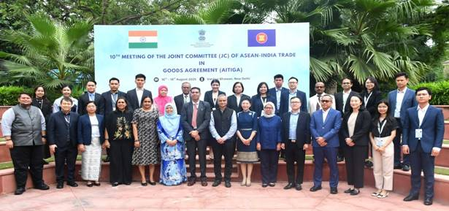 <div>ASEAN nations contribute 11 pc in India’s global trade: Ministry</div>