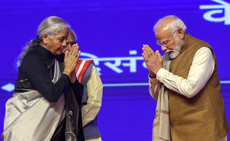 <div>‘Plays vital role to realise Viksit Bharat’, PM Modi on Nirmala Sitharaman’s birthday</div>