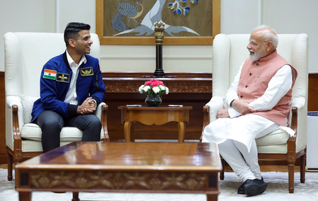 <div>‘India is proud of your feat’, says PM Modi to IAF Group Captain Shubhanshu Shukla</div>