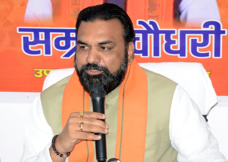 <div>Samrat Choudhary calls Rahul–Tejashwi’s ‘Vote Adhikar Yatra’ a flop show</div>