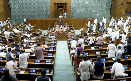 <div>LS adjourned 3rd time in a day amid Oppn’s SIR uproar, discussion on India’s space achievements pending</div>