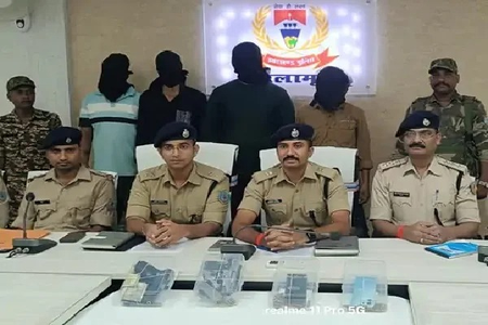 Four arrested in Jharkhand’s Palamu for highway levy collection, weapons seized