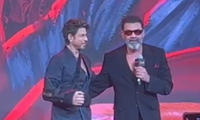 <div>Bobby Deol reveals Aryan Khan kept saying ‘once more’ while filming “The Ba***ds Of Bollywood”</div>