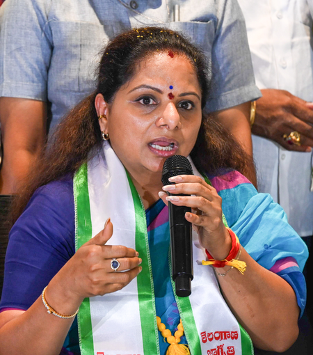 <div>Kavitha sees conspiracy in her ouster as coal workers’ union president</div>
