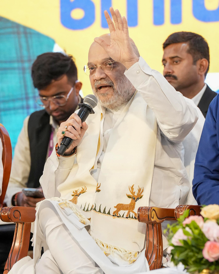 <div>Amit Shah accuses INDIA bloc’s VP nominee of supporting ‘Maoism’</div>