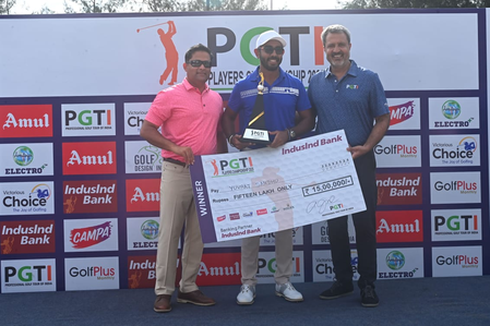Golf: Yuvraj Sandhu prevails over Udayan Mane in marathon playoff for back-to-back wins