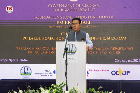 Mizoram CM lays stone for ‘PM Ekta Mall’ to promote ‘One District, One Product’ scheme
