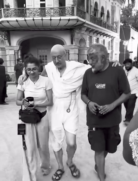 Anupam Kher shares glimpse of his role as Mahatma Gandhi from ‘The Bengal Files’