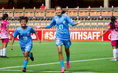 <div>SAFF U17 Women’s C’ship: India continue flying run with eight-goal thrashing of Bhutan</div>