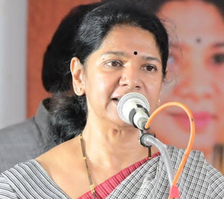 <div>Kanimozhi hits out at former Union Minister’s ‘Hanuman on Moon’ remark</div>